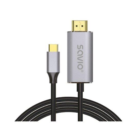 CABLE USB(C) - HDMI 2.0 4K 2M SAVIO CL - 171