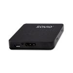 SPLITTER 1X2 HDMI 4K 3D SAVIO CL - 93 NEGRO