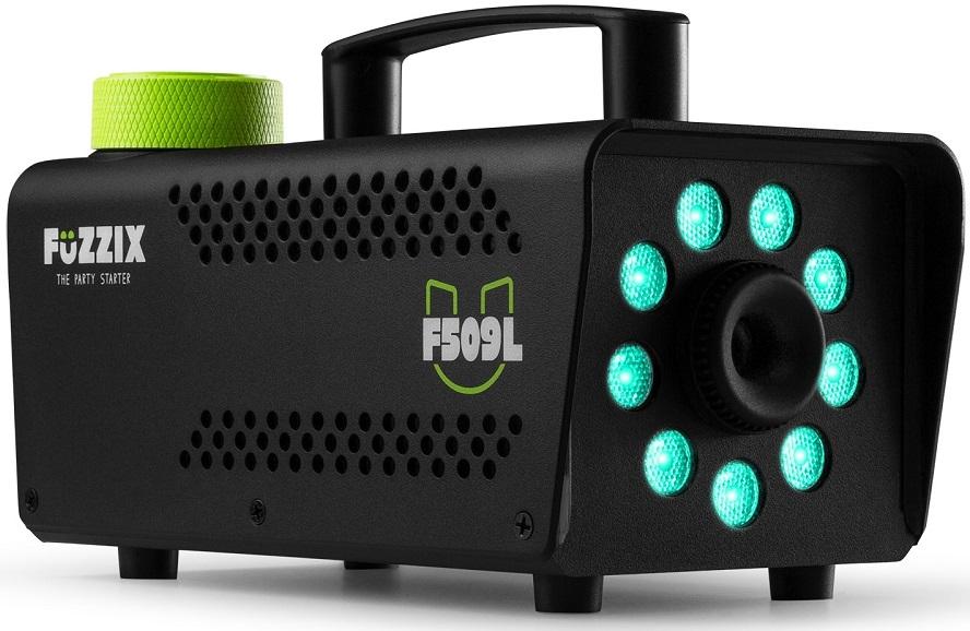 Máquina de Fumo 9 LEDs RGB 500W c/ Comando sem Fios (F509L) - FUZZIX