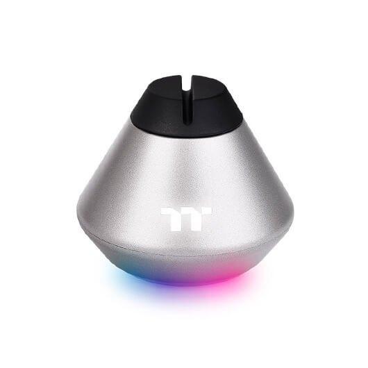 SUPPORT CABLE RATON Thermaltake ARGENT MB1 RGB ARGB/SURFACE AND RUBBER BASE/FORM OF TEAR GEA-MB1-MSBSIL-01