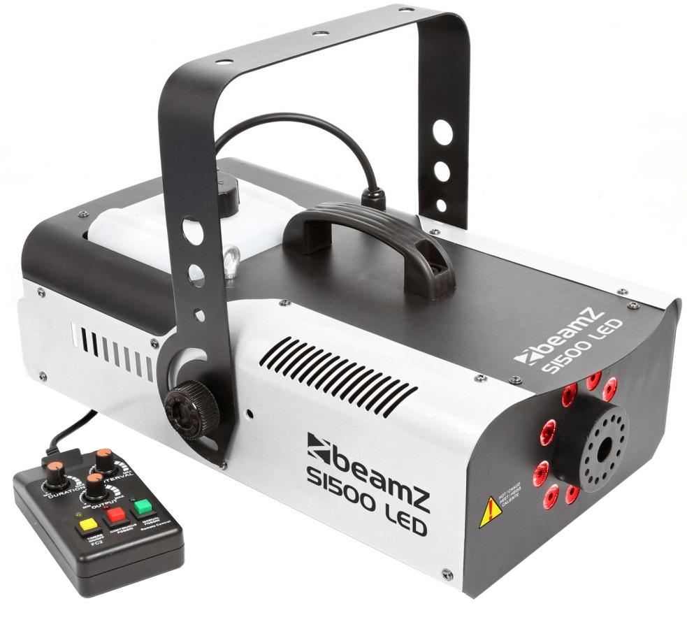 Máquina de Fumo DMX 1500W Efeitos LED 9x 3W RGB c/ Comando Temporizador (S1500LED) - beamZ