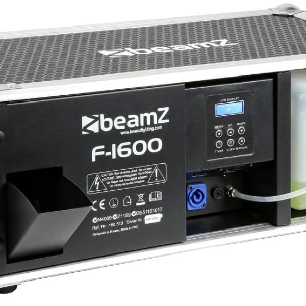 Máquina de Fumo Neblina Profissional 1600W em Rack Flightcase (F1600) - beamZ