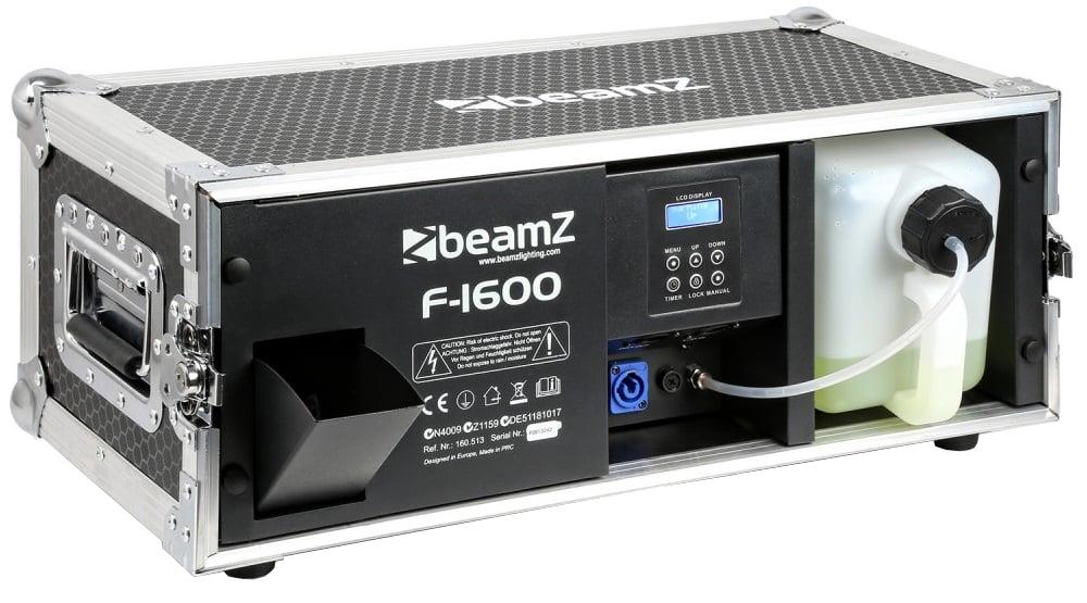 Máquina de Fumo Neblina Profissional 1600W em Rack Flightcase (F1600) - beamZ