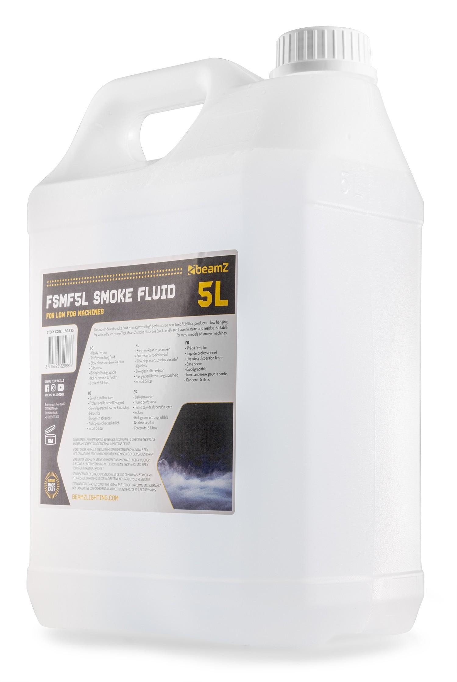 Líquido de Baixa Densidade p/ Máquina de Fumo (5L) - beamZ