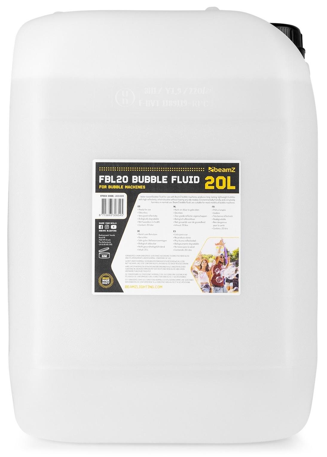 Liquido p/ Máquinas de Bolhas (20 Litros) FBL20 - beamZ