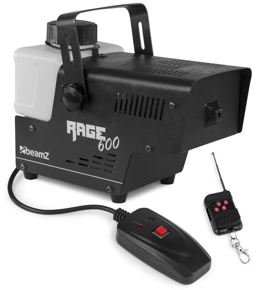 Máquina de Fumo 600W c/ Comando sem Fios (RAGE 600) - beamZ