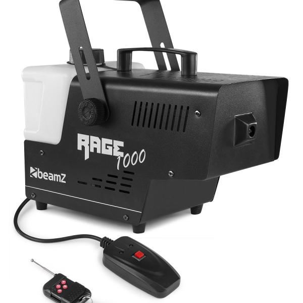Máquina de Fumo 1000W c/ Comando sem Fios (RAGE 1000) - beamZ