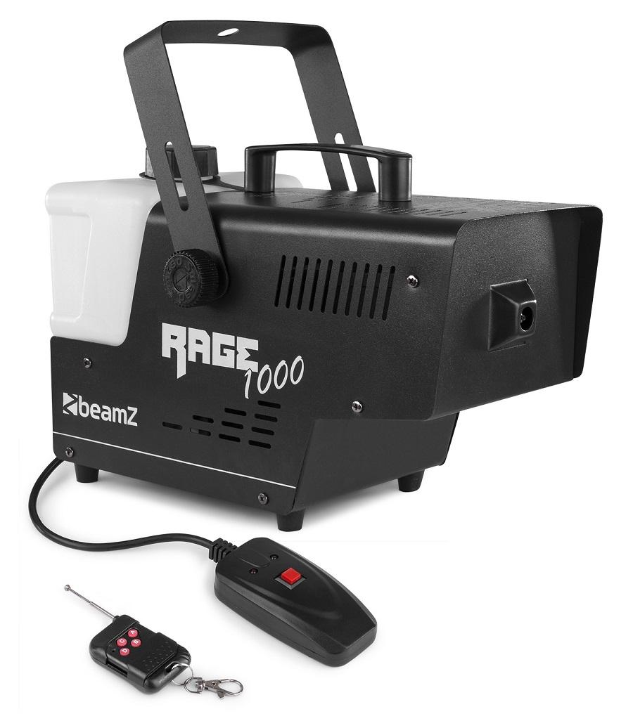 Máquina de Fumo 1000W c/ Comando sem Fios (RAGE 1000) - beamZ