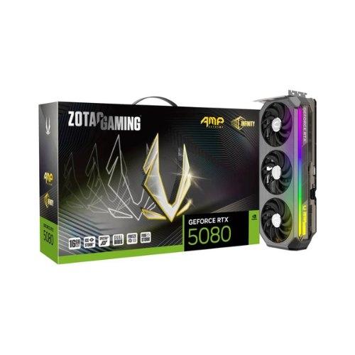 ZOTAC RTX 5080 16GB AMP EXT INFINITY GRAPHICS CARD