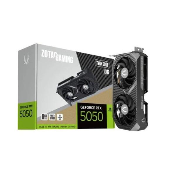 Placa Gráfica Gaming NVIDIA GeForce RTX 5050 Blackwell Twin Edge OC 8GB GDDR6 DLSS4 - ZOTAC