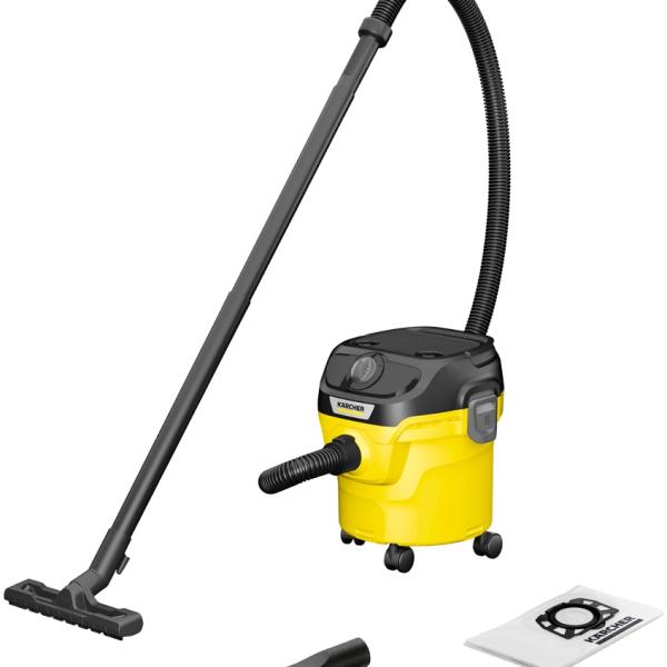Aspirador de Pó/Líquidos KWD 1 W V - 12/2/18 12L 1000W (Amarelo/Preto) - KARCHER