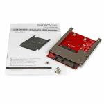 Adaptador SSD Startech SAT32MSAT257 Vermelho Prateado SSD mSATA