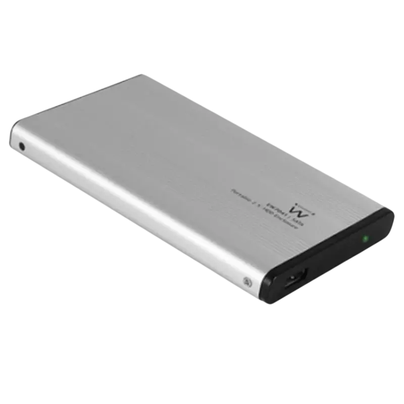 Caixa Externa USB2.0 p/ Disco Rigido HDD/SSD 2.5 (Cinzento) - EWENT