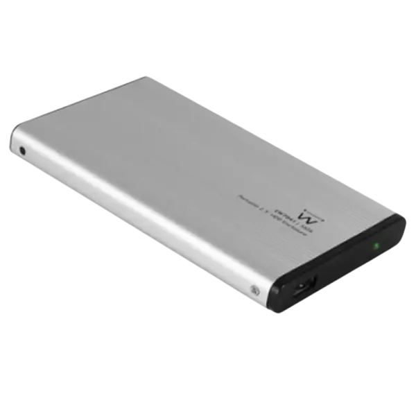 Caixa Externa USB2.0 p/ Disco Rigido HDD/SSD 2.5 (Cinzento) - EWENT