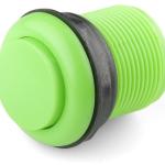 Botão Pulsador p/ Consolas de Arcade 12V/1A (35 x 46mm) - Verde