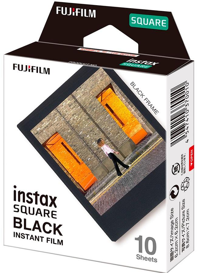 Papel Fotográfico p/ Instax Square Black (10 unidades) - FUJIFILM
