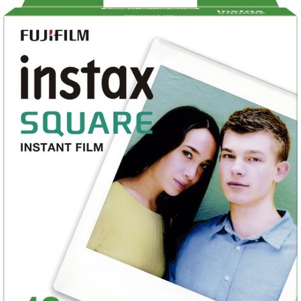 Papel Fotográfico 54 x 86 mm p/ Instax Square (10 Fotografias) - FUJIFILM