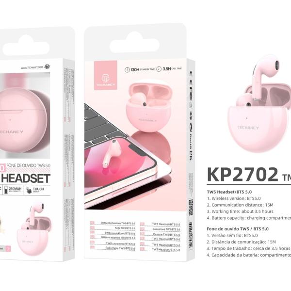 Auriculares Tws Rosa