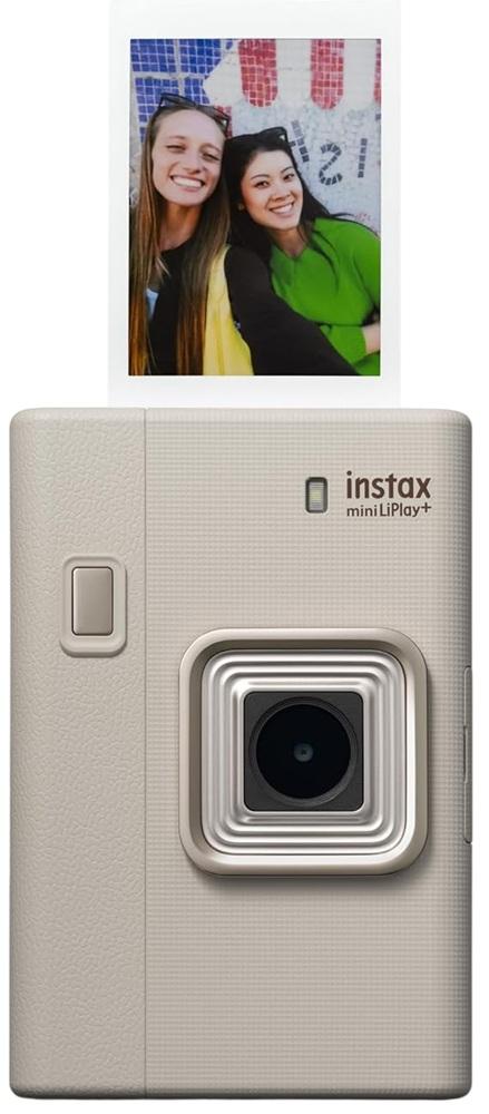 Máquina Fotográfica Instantânea Instax Mini LiPlay+ (Bege) - FUJIFILM