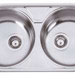 Lava Loiça Dueto 847x444mm (Aço Inoxidável Polido) - RODI