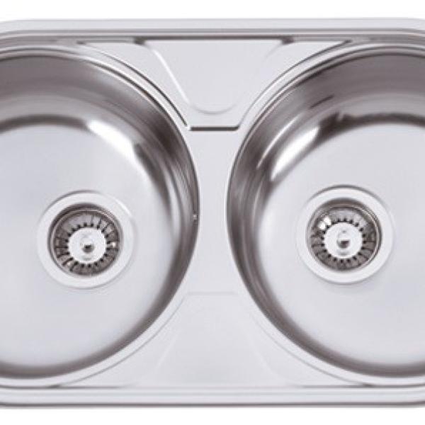 Lava Loiça Dueto 847x444mm (Aço Inoxidável Polido) - RODI