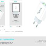 CARREGADOR PD20W + USB (Branco)