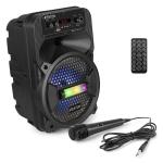 Coluna Amp. Portátil 8 50W c/ Leitor MP3/USB/SD/BLUETOOTH + Microfone/Comando (FPC8) - FENTON