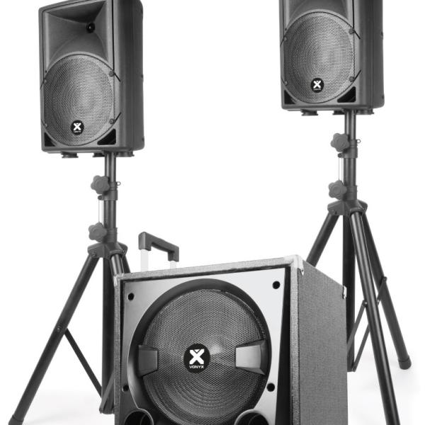 Sistema Som Bi - Amplificado BLUETOOTH/USB/SD/MP3 800W (VX800BT 2.1) - VONYX
