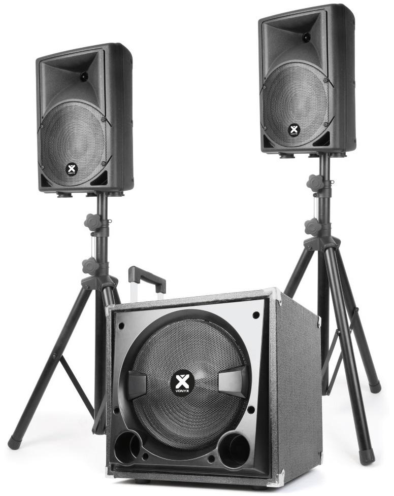 Sistema Som Bi - Amplificado BLUETOOTH/USB/SD/MP3 800W (VX800BT 2.1) - VONYX