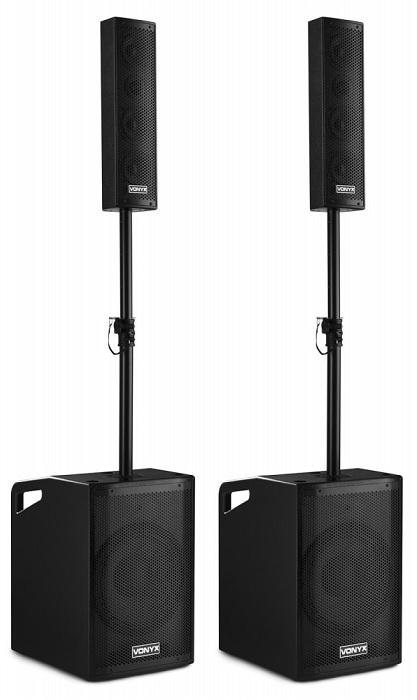 Sistema Som Amplificado BLUETOOTH/USB/SD/MP3 1150W (VX1050BT 2.2) - VONYX