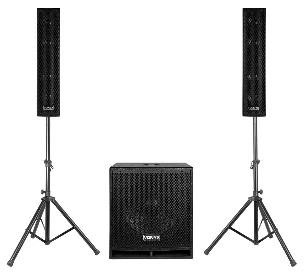 Sistema Som Bi - Amplificado BLUETOOTH/USB/SD/MP3 1000W (VX880BT 2.1) - VONYX