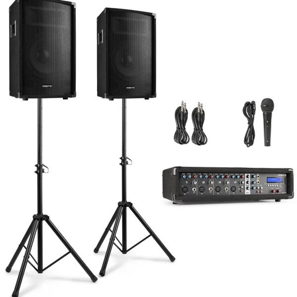 Sistema Som PA Completo VX210 - VONYX