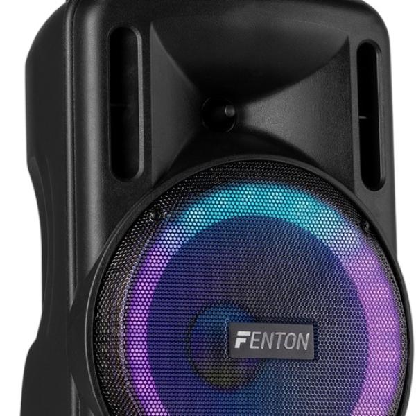 Coluna Portátil LED MK2 10 450W BLUETOOTH/USB/SD c/ Microfone + Comando (FT10LED) - FENTON
