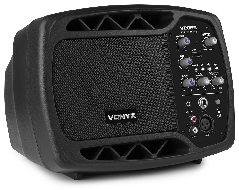 Coluna Amplificada Monitor 5 80W MP3/USB/BLUETOOTH (V205B) - VONYX