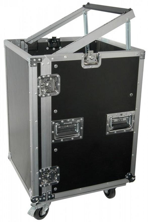 Rack Metálica 19 8U + 16U c/ Rodas (PD - F16U8) - Power Dynamics