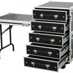 Rack Metálica c/ 5 Gavetas + Mesa (PD - FA6) - Power Dynamics