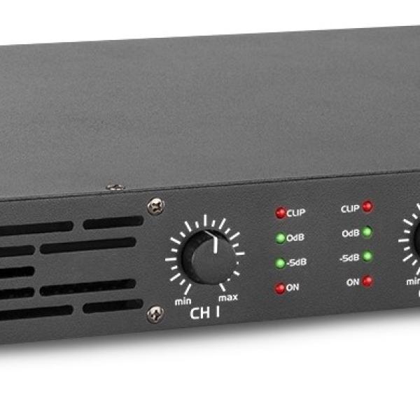 Amplificador PA Digital 1U 2x 250W (VDA500) - VONYX