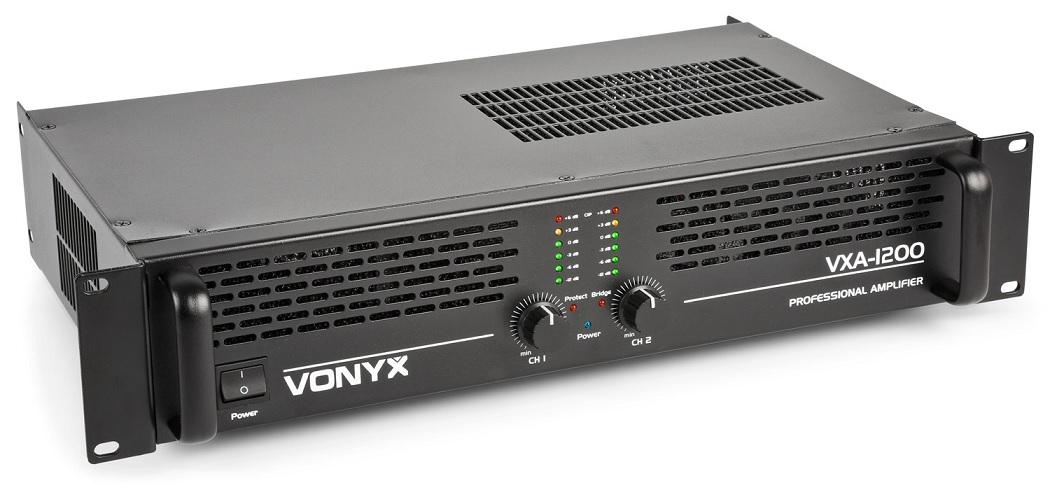 Amplificador PA Profissional 2x 600W (VXA - 1200 II) - VONYX
