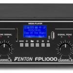 Amplificador PA Digital 2x 500W 19 MP3/USB/SD/BLUETOOTH + EQ (FPL1000) LEDs Azuis - FENTON