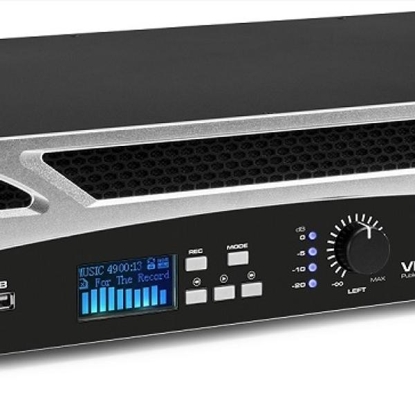 Amplificador PA 2x 150W 19 MP3/USB/SD/AUX/RCA/BLUETOOTH (VPA300) - VONYX