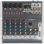 Mesa de Mistura 6 Canais c/ USB/SD/MP3/BLUETOOTH com DSP (VMM - K602) - VONYX