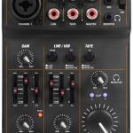 Mesa de Mistura 3 Canais USB (PDM - D301) - Power Dynamics