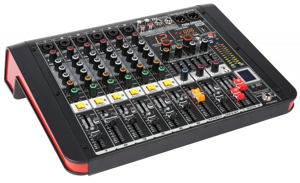 Mesa de Mistura Amplificada 6 Canais 400W c/ USB/MP3/BLUETOOTH (PDM - M604A) - Power Dynamics