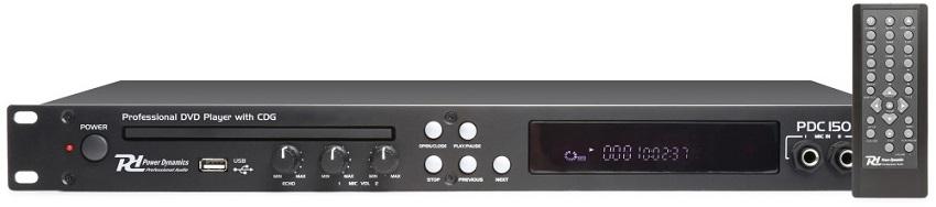 Leitor DVD KARAOKE 19 CD+G e USB MP3 (PDC150) - Power Dynamics