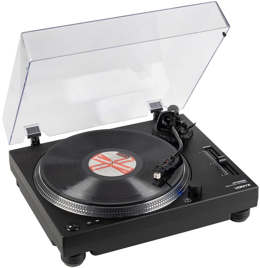 Gira Discos DJ 33/45 RPM c/ Acionamento por Correia (DT3000) - VONYX
