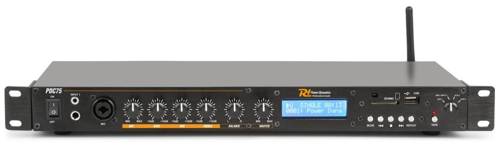 Leitor Media c/ Gravador SD/USB/MP3/BLUETOOTH (PDC75) - Power Dynamics