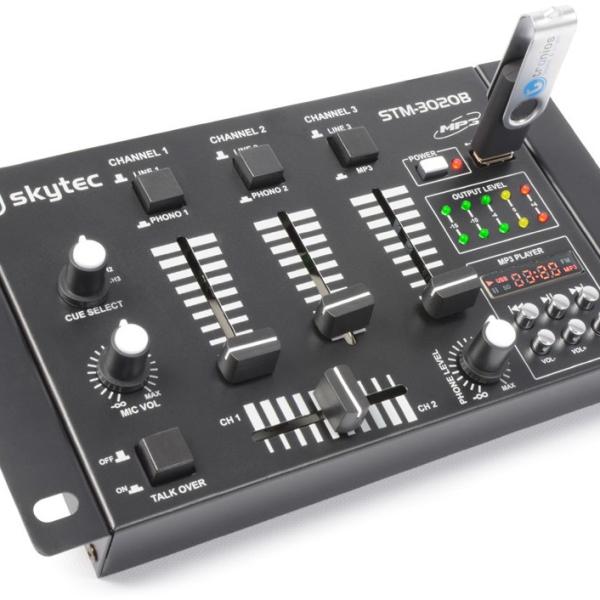 Mesa de Mistura 6 Canais com USB/MP3 (STM - 3020B) - VONYX