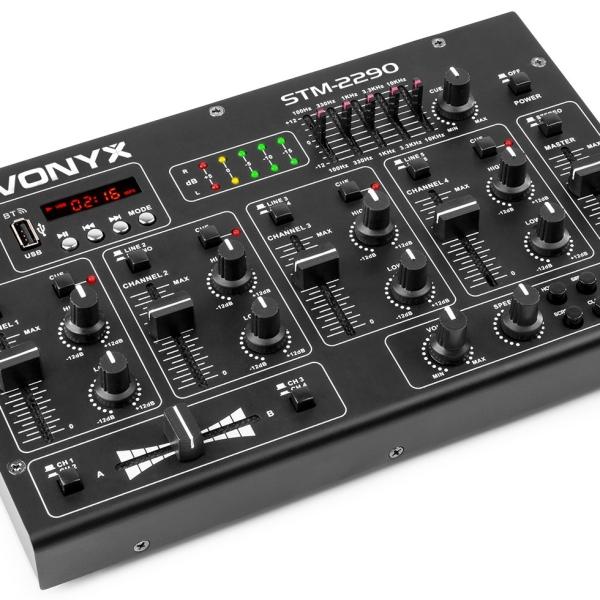Mesa de Mistura 8 Canais com Efeitos USB/SD/MP3/BLUETOOTH (STM2290) - VONYX