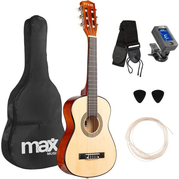 Pack SoloArt Guitarra Clássica Junior 1/4 + Acessórios - MAX