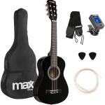 Pack SoloArt Guitarra Clássica Junior 1/4 + Acessórios (Preto) - MAX